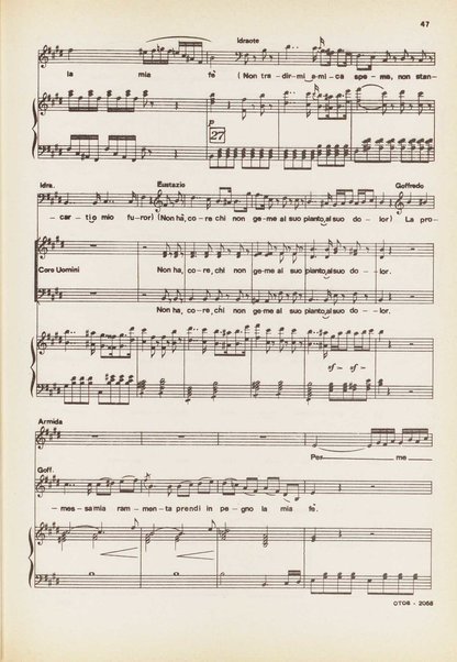 Armida / G. Rossini ; melodramma in tre atti di Giovanni Schmidt ; edizione critica a cura di Daniele Da Deppo ; [riduzione per] canto e piano