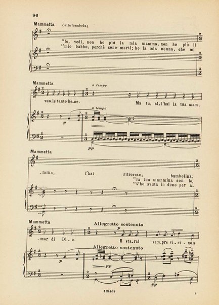 La ninna nanna della bambola : favola in due quadri per il teatro dei fanciulli / F. Balilla Pratella ; da La favola incantata di Luciano De Nardis ; riduzione per canto e pianoforte