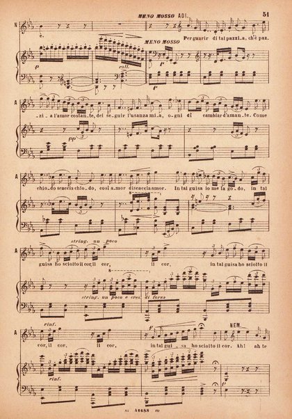 L'elisir d'amore : melodramma in due atti / G. Donizetti