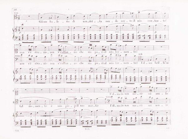 Torquato Tasso : melodramma in tre atti / di Giacopo Ferretti ; musica del m.o Gaetano Donizetti ; ridotta con accomp.to di pianoforte dall'abate G. Moro