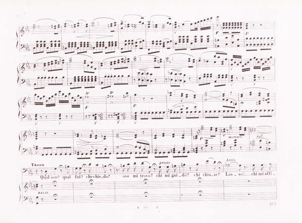 Torquato Tasso : melodramma in tre atti / di Giacopo Ferretti ; musica del m.o Gaetano Donizetti ; ridotta con accomp.to di pianoforte dall'abate G. Moro