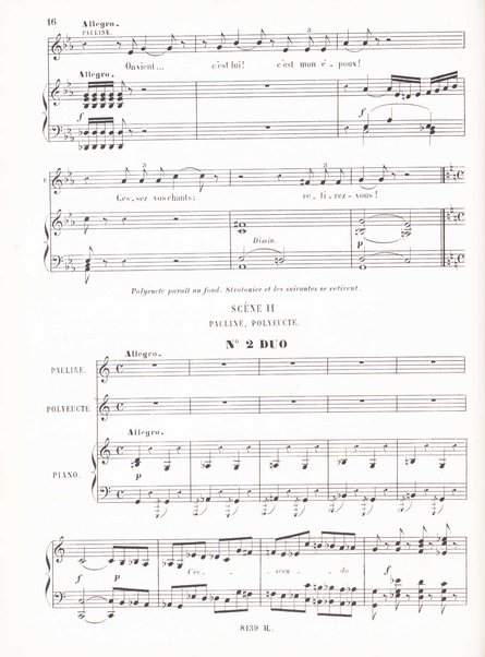 Polyeucte : opéra en cinq actes / paroles de Jules Barbier et Michel Carré ; musique de Ch. Gounod ; partition, piano et chant réduite par H. Salomon