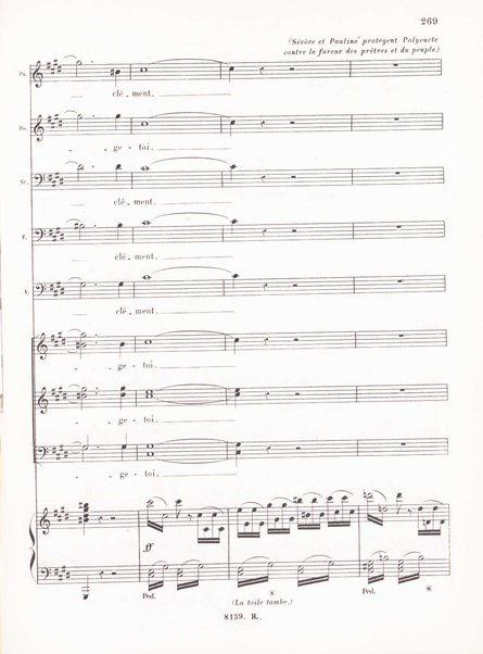 Polyeucte : opéra en cinq actes / paroles de Jules Barbier et Michel Carré ; musique de Ch. Gounod ; partition, piano et chant réduite par H. Salomon