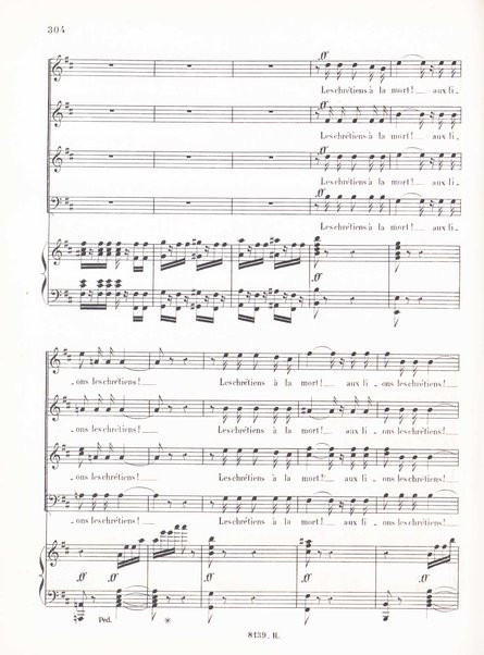 Polyeucte : opéra en cinq actes / paroles de Jules Barbier et Michel Carré ; musique de Ch. Gounod ; partition, piano et chant réduite par H. Salomon