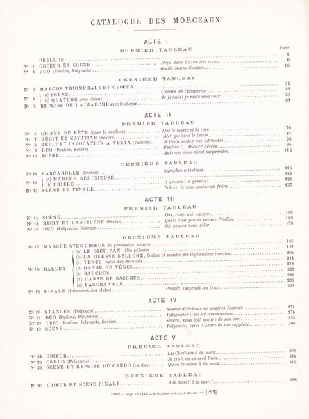 Polyeucte : opéra en cinq actes / paroles de Jules Barbier et Michel Carré ; musique de Ch. Gounod ; partition, piano et chant réduite par H. Salomon