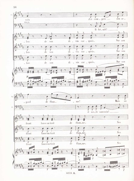 Polyeucte : opéra en cinq actes / paroles de Jules Barbier et Michel Carré ; musique de Ch. Gounod ; partition, piano et chant réduite par H. Salomon