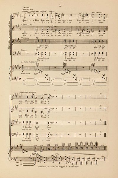 Isaias : a sacred cantata / words by Giuseppe Albini ; translated and adapted by Joseph Bennett ; music by Luigi Mancinelli