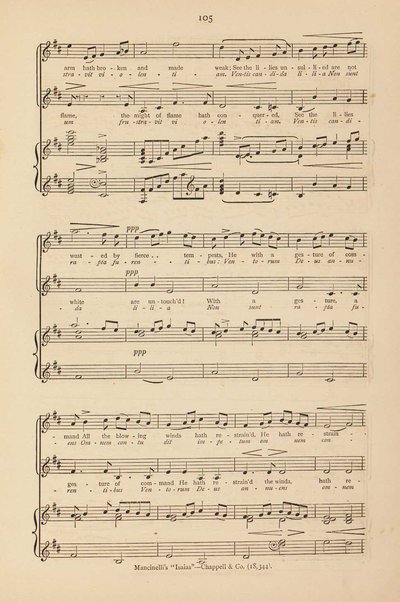 Isaias : a sacred cantata / words by Giuseppe Albini ; translated and adapted by Joseph Bennett ; music by Luigi Mancinelli