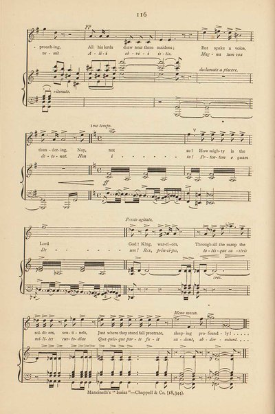 Isaias : a sacred cantata / words by Giuseppe Albini ; translated and adapted by Joseph Bennett ; music by Luigi Mancinelli