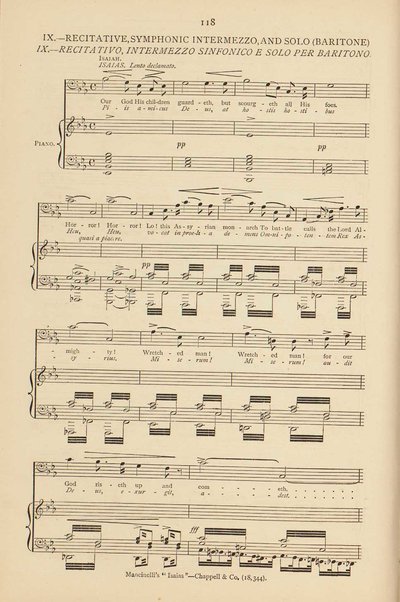 Isaias : a sacred cantata / words by Giuseppe Albini ; translated and adapted by Joseph Bennett ; music by Luigi Mancinelli