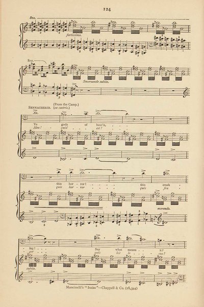 Isaias : a sacred cantata / words by Giuseppe Albini ; translated and adapted by Joseph Bennett ; music by Luigi Mancinelli