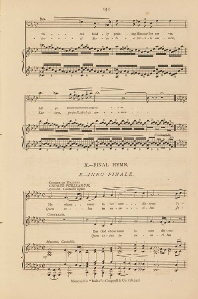 Isaias : a sacred cantata / words by Giuseppe Albini ; translated and adapted by Joseph Bennett ; music by Luigi Mancinelli