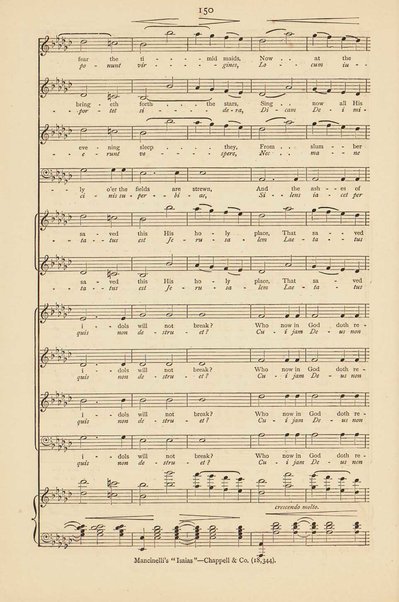 Isaias : a sacred cantata / words by Giuseppe Albini ; translated and adapted by Joseph Bennett ; music by Luigi Mancinelli