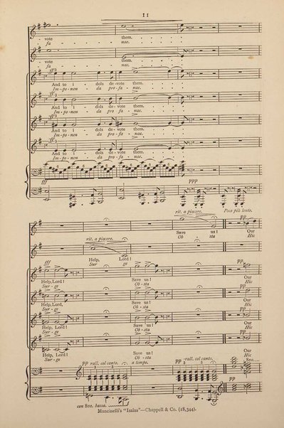 Isaias : a sacred cantata / words by Giuseppe Albini ; translated and adapted by Joseph Bennett ; music by Luigi Mancinelli