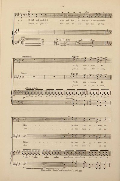 Isaias : a sacred cantata / words by Giuseppe Albini ; translated and adapted by Joseph Bennett ; music by Luigi Mancinelli