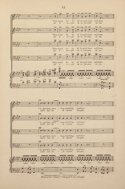 Isaias : a sacred cantata / words by Giuseppe Albini ; translated and adapted by Joseph Bennett ; music by Luigi Mancinelli