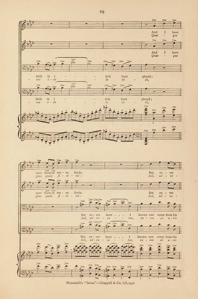 Isaias : a sacred cantata / words by Giuseppe Albini ; translated and adapted by Joseph Bennett ; music by Luigi Mancinelli