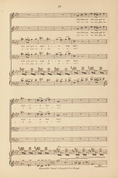 Isaias : a sacred cantata / words by Giuseppe Albini ; translated and adapted by Joseph Bennett ; music by Luigi Mancinelli