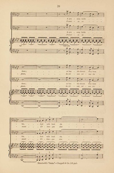 Isaias : a sacred cantata / words by Giuseppe Albini ; translated and adapted by Joseph Bennett ; music by Luigi Mancinelli