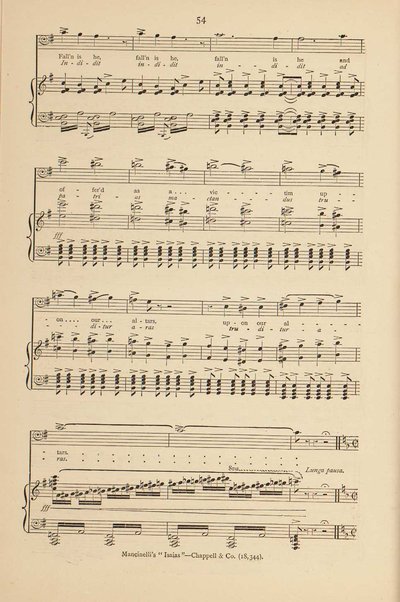 Isaias : a sacred cantata / words by Giuseppe Albini ; translated and adapted by Joseph Bennett ; music by Luigi Mancinelli