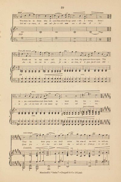 Isaias : a sacred cantata / words by Giuseppe Albini ; translated and adapted by Joseph Bennett ; music by Luigi Mancinelli