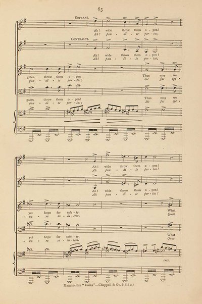 Isaias : a sacred cantata / words by Giuseppe Albini ; translated and adapted by Joseph Bennett ; music by Luigi Mancinelli