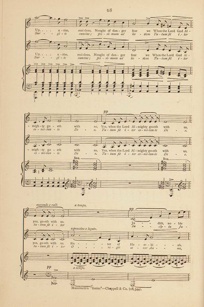 Isaias : a sacred cantata / words by Giuseppe Albini ; translated and adapted by Joseph Bennett ; music by Luigi Mancinelli