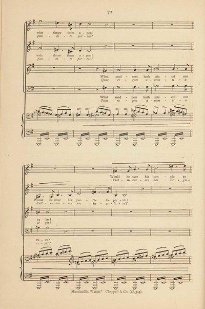 Isaias : a sacred cantata / words by Giuseppe Albini ; translated and adapted by Joseph Bennett ; music by Luigi Mancinelli