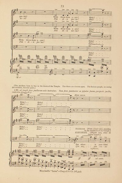 Isaias : a sacred cantata / words by Giuseppe Albini ; translated and adapted by Joseph Bennett ; music by Luigi Mancinelli