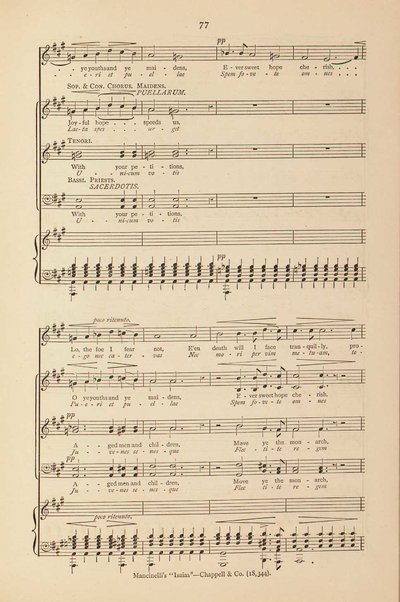 Isaias : a sacred cantata / words by Giuseppe Albini ; translated and adapted by Joseph Bennett ; music by Luigi Mancinelli