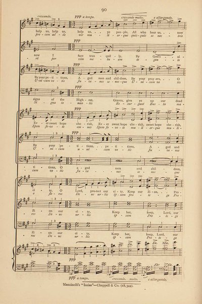 Isaias : a sacred cantata / words by Giuseppe Albini ; translated and adapted by Joseph Bennett ; music by Luigi Mancinelli