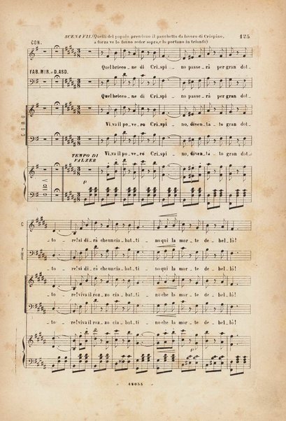 Crispino e la comare / melodramma fantastico-giocoso di F. M. Piave ; musica di Luigi e Federico Ricci