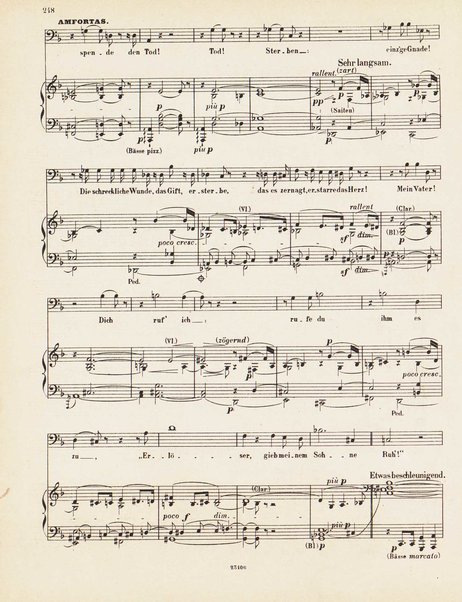 Parsifal : ein Bühnenweihfestspiel / von Richard Wagner ; vom Orchester für das Klavier übertragen von Joseph Rubinstein