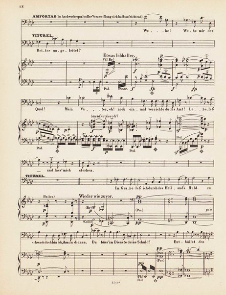Parsifal : ein Bühnenweihfestspiel / von Richard Wagner ; vom Orchester für das Klavier übertragen von Joseph Rubinstein