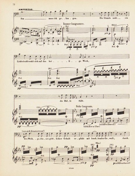 Parsifal : ein Bühnenweihfestspiel / von Richard Wagner ; vom Orchester für das Klavier übertragen von Joseph Rubinstein