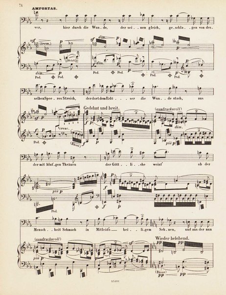 Parsifal : ein Bühnenweihfestspiel / von Richard Wagner ; vom Orchester für das Klavier übertragen von Joseph Rubinstein