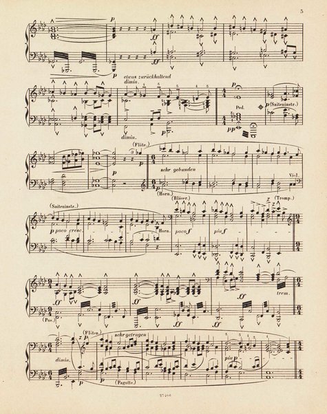 Parsifal : ein Bühnenweihfestspiel / von Richard Wagner ; vom Orchester für das Klavier übertragen von Joseph Rubinstein