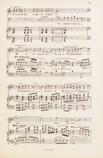 Le rêve : drame lyrique en quatre actes et 8 tableaux, d'apres le roman d'Emile Zola / poème de Louis Gallet ; musique de Alfred Bruneau ; partition chant et piano transcrite par l'auteur