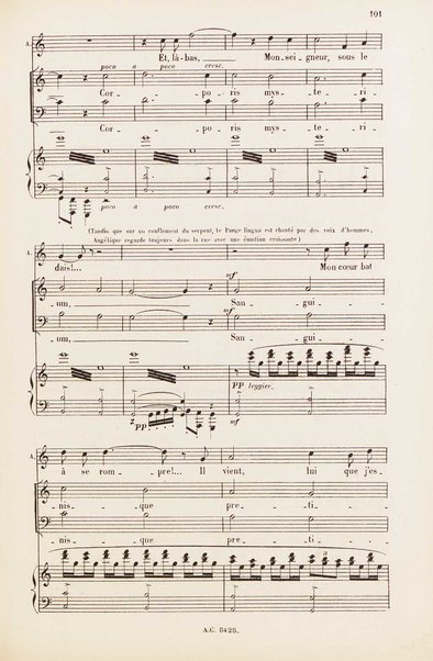 Le rêve : drame lyrique en quatre actes et 8 tableaux, d'apres le roman d'Emile Zola / poème de Louis Gallet ; musique de Alfred Bruneau ; partition chant et piano transcrite par l'auteur