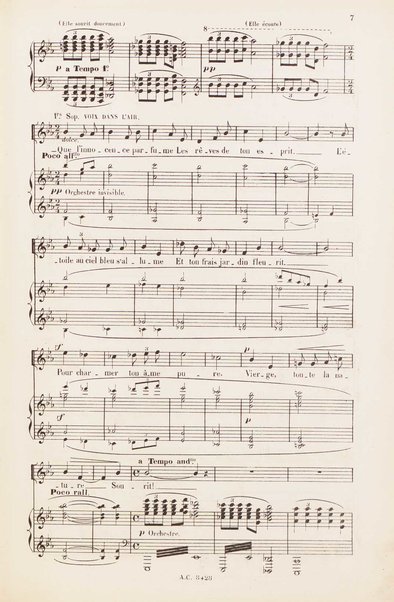 Le rêve : drame lyrique en quatre actes et 8 tableaux, d'apres le roman d'Emile Zola / poème de Louis Gallet ; musique de Alfred Bruneau ; partition chant et piano transcrite par l'auteur