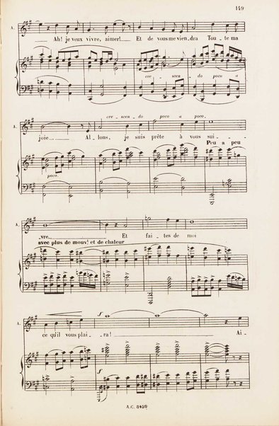 Le rêve : drame lyrique en quatre actes et 8 tableaux, d'apres le roman d'Emile Zola / poème de Louis Gallet ; musique de Alfred Bruneau ; partition chant et piano transcrite par l'auteur