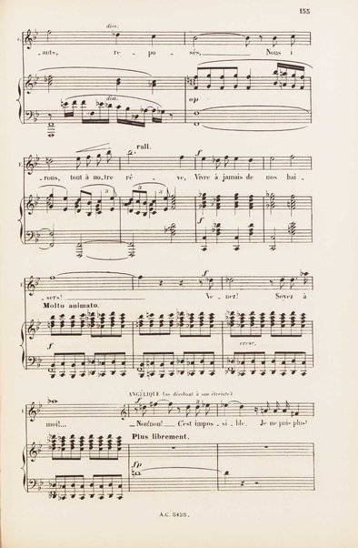 Le rêve : drame lyrique en quatre actes et 8 tableaux, d'apres le roman d'Emile Zola / poème de Louis Gallet ; musique de Alfred Bruneau ; partition chant et piano transcrite par l'auteur