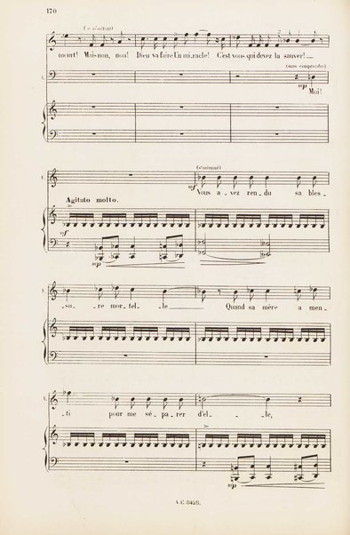 Le rêve : drame lyrique en quatre actes et 8 tableaux, d'apres le roman d'Emile Zola / poème de Louis Gallet ; musique de Alfred Bruneau ; partition chant et piano transcrite par l'auteur