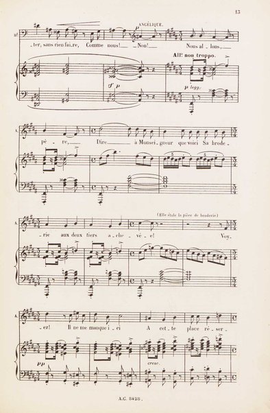 Le rêve : drame lyrique en quatre actes et 8 tableaux, d'apres le roman d'Emile Zola / poème de Louis Gallet ; musique de Alfred Bruneau ; partition chant et piano transcrite par l'auteur