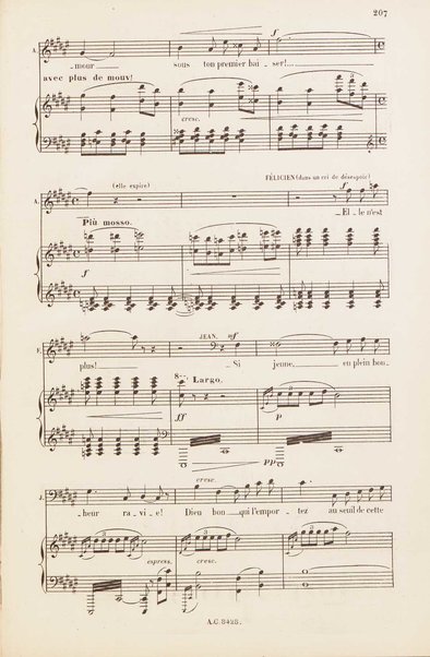 Le rêve : drame lyrique en quatre actes et 8 tableaux, d'apres le roman d'Emile Zola / poème de Louis Gallet ; musique de Alfred Bruneau ; partition chant et piano transcrite par l'auteur