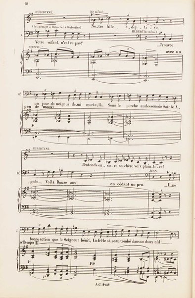 Le rêve : drame lyrique en quatre actes et 8 tableaux, d'apres le roman d'Emile Zola / poème de Louis Gallet ; musique de Alfred Bruneau ; partition chant et piano transcrite par l'auteur