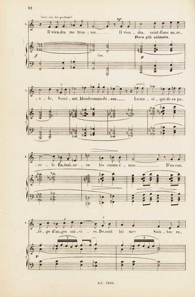 Le rêve : drame lyrique en quatre actes et 8 tableaux, d'apres le roman d'Emile Zola / poème de Louis Gallet ; musique de Alfred Bruneau ; partition chant et piano transcrite par l'auteur