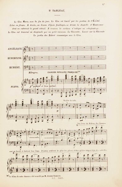 Le rêve : drame lyrique en quatre actes et 8 tableaux, d'apres le roman d'Emile Zola / poème de Louis Gallet ; musique de Alfred Bruneau ; partition chant et piano transcrite par l'auteur