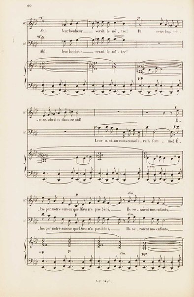 Le rêve : drame lyrique en quatre actes et 8 tableaux, d'apres le roman d'Emile Zola / poème de Louis Gallet ; musique de Alfred Bruneau ; partition chant et piano transcrite par l'auteur