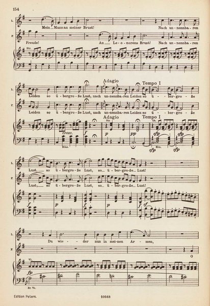 Fidelio : grosse Oper in zwei Aufzugen / von L. van Beethoven ; Klavierauszug herausgegeben von Kurt Soldan